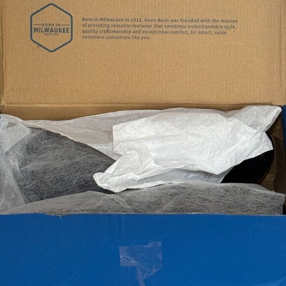 Nunn Bush Cam Strap Black Leather Loafers Men’s 13M Comfort Hook & Loop - Picture 9 of 12